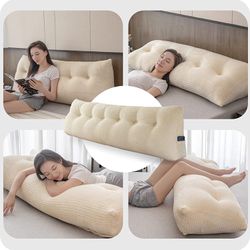 Wedge Pillow - Headboard Pillow - Triangle Bed Wedge - Backrest