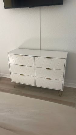 White Modern Dresser - Still available