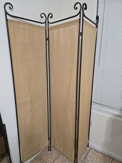 Canvas room divider