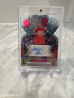 2022-23 Crown Royale Jabari Smith Jr Rookie Auto Gold #RCA-JSJ /49 SP Rockets