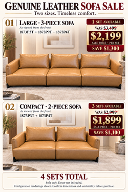 Genuine Leather Sectional Sofa Sale！！！
