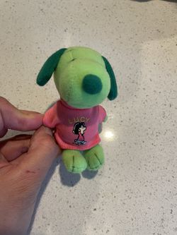 Capsule Toy Green & Blue Snoopy From Japan (Set of 2)