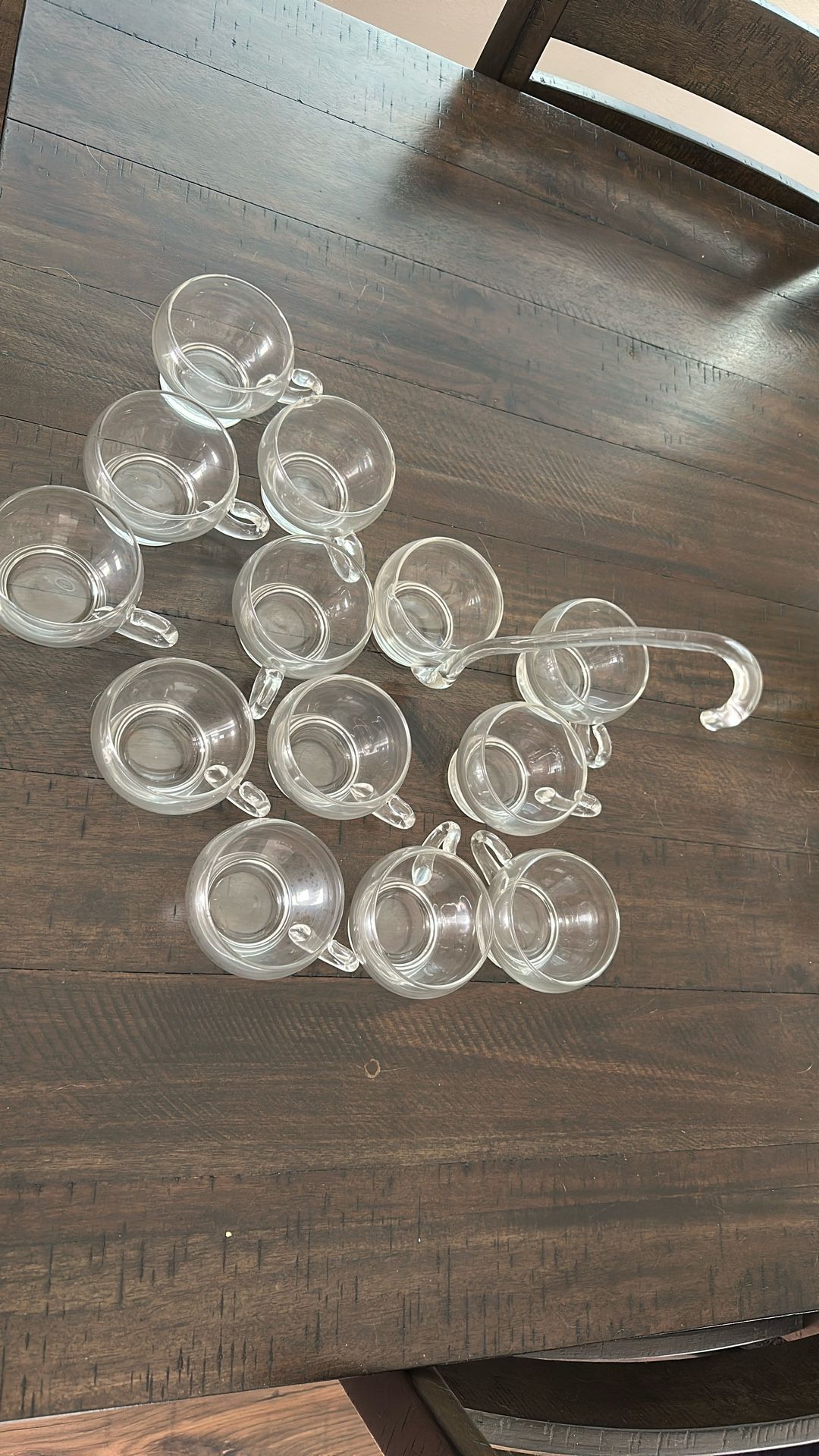 Glass Ladle And Drinking Cups