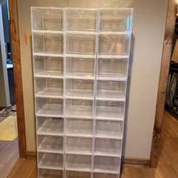 Shoe Box Container Clear