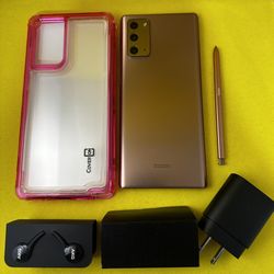 Samsung Galaxy Note 20, Unlocked For Any Comapany, Bronze Color.