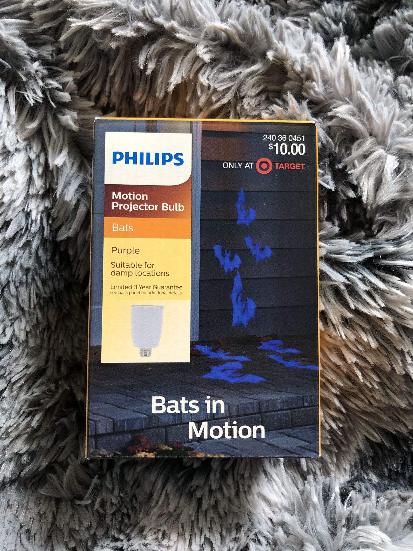 Philips Purple Bats Motion Projector Bulb Halloween Target