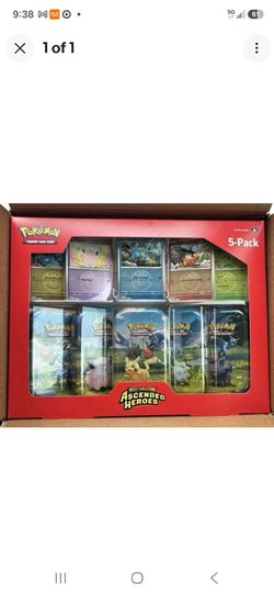 Pokémon TCG Mega Evolution Ascended Heroes 5-Pack