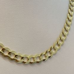Gold Chain Cuban Style 14K New