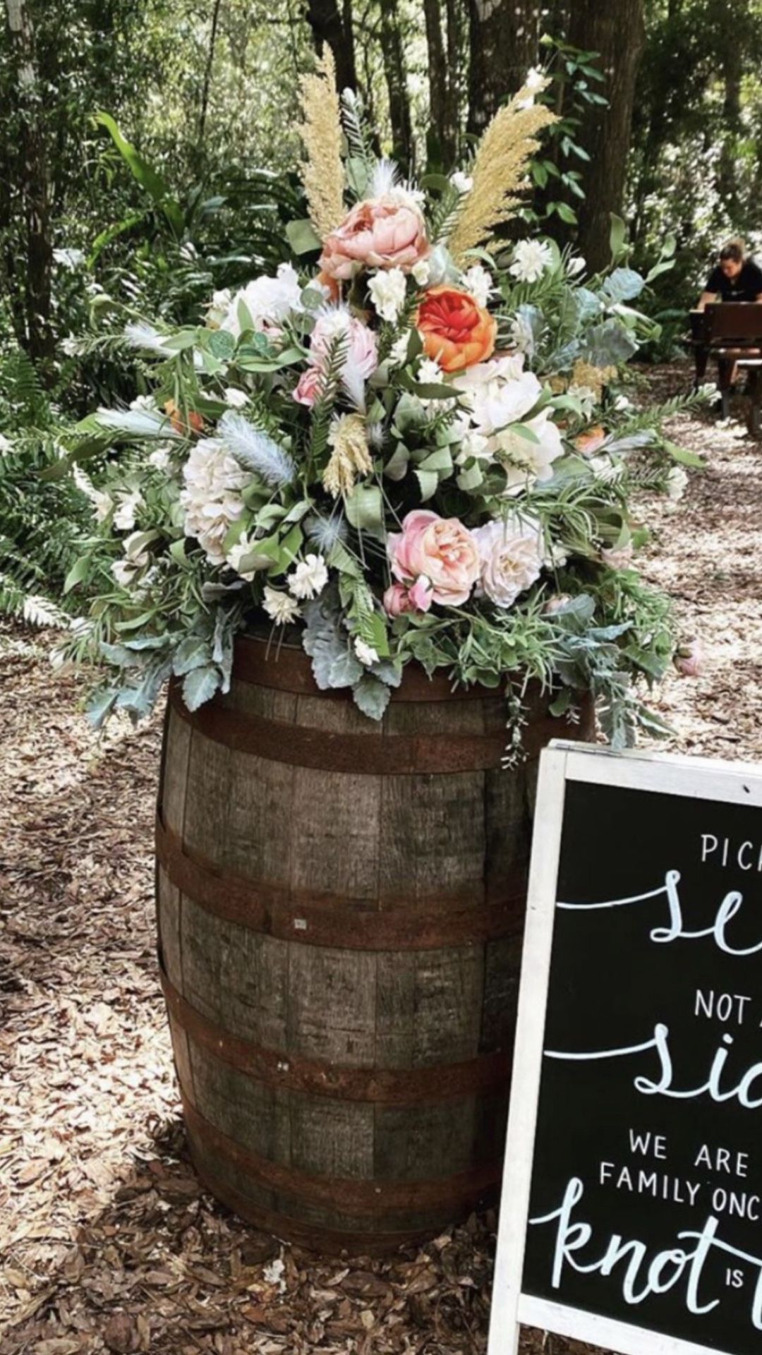 Large Floral Arrangement Fall , Weddings