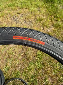 Bmx tires & front wheel