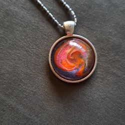 Resin Galaxy Pendant