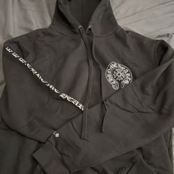 New Chrome Hearts Online Exclusive Glitter Logo Hoodie Large L 