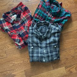 Men’s Flannel Shirts 100% Cotton $15 Each