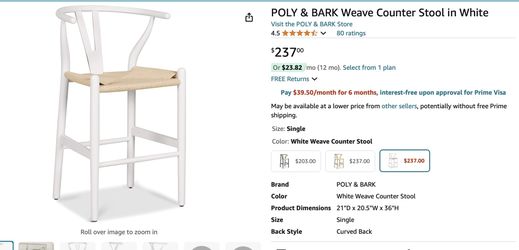 Counter Bar Stool