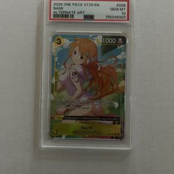 Nami Egghead Starter Deck Alternative Art PSA10