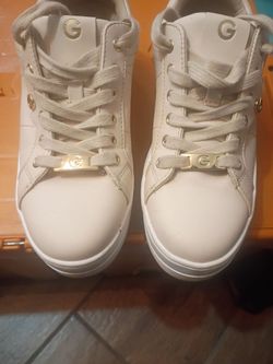 Guess Betea Women's Low Top Lace Up Leather Trainers