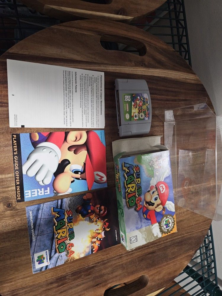 ⭐ Super Mario 64 — Complete in Box (Player’s Choice) — $120 OBO
