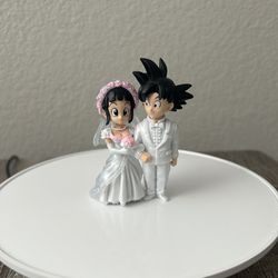 Goku And Chichi Wedding Cake Topper