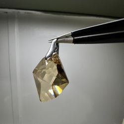 Smoky  Stone 925 Sterling pendant Beautiful Jewelry