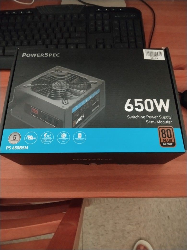 Microcenter Power Supply 650W