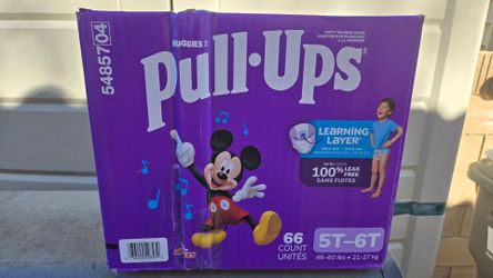Huggies Pull-Ups Training Pants 5T-6T 66 Count