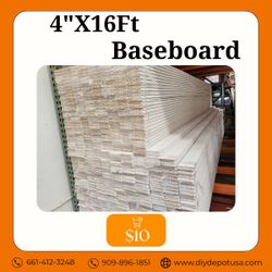 4" x 16Ft Baseboards