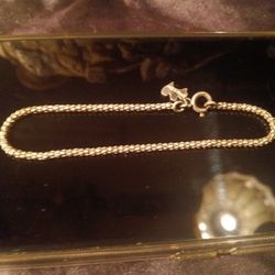 Sterling Silver Bracelet 7 Inches.