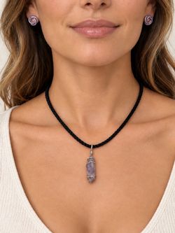 Earrings + necklace