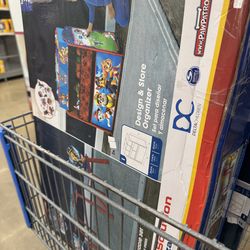 Paw Patrol Table, Chairs & Toy Organizer