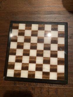 Marble chess board 7.5” By 7.5”