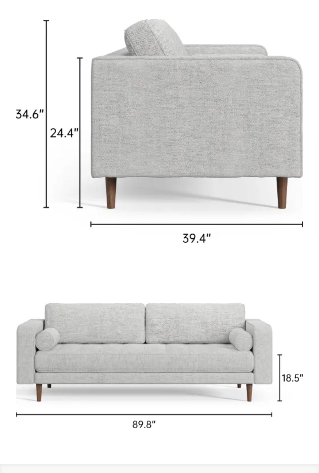 Oliver Space Couch GREY Furniture