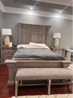 Queen Bedframe + Tables