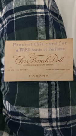 The French Doll Perfumes And Novelty Card