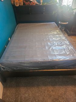 Box spring and full head board