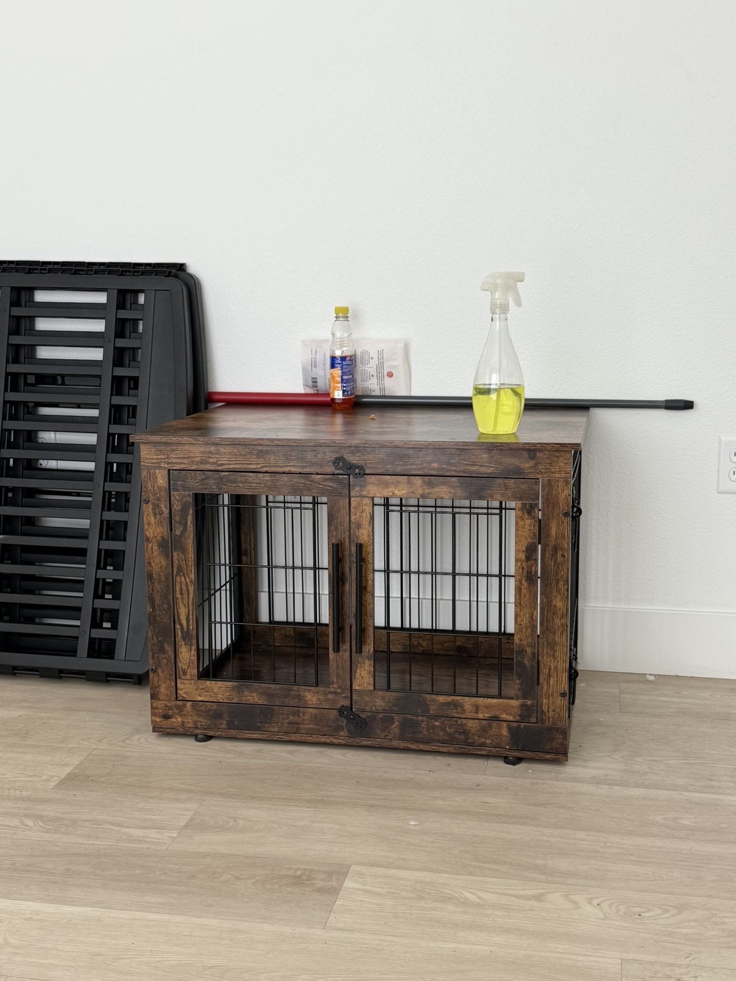 Wood Dog Crate