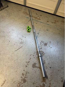 Barbell and weight clamps