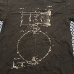 Snare Drum Patent Graphic T-Shirt