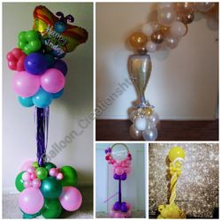 Balloon party columns