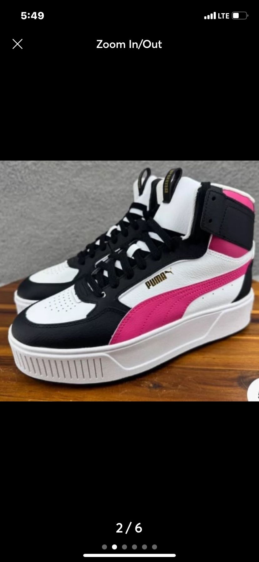 Puma Karmen Rebelle Mid Women’s Sneakers Chunky Sole Size 9