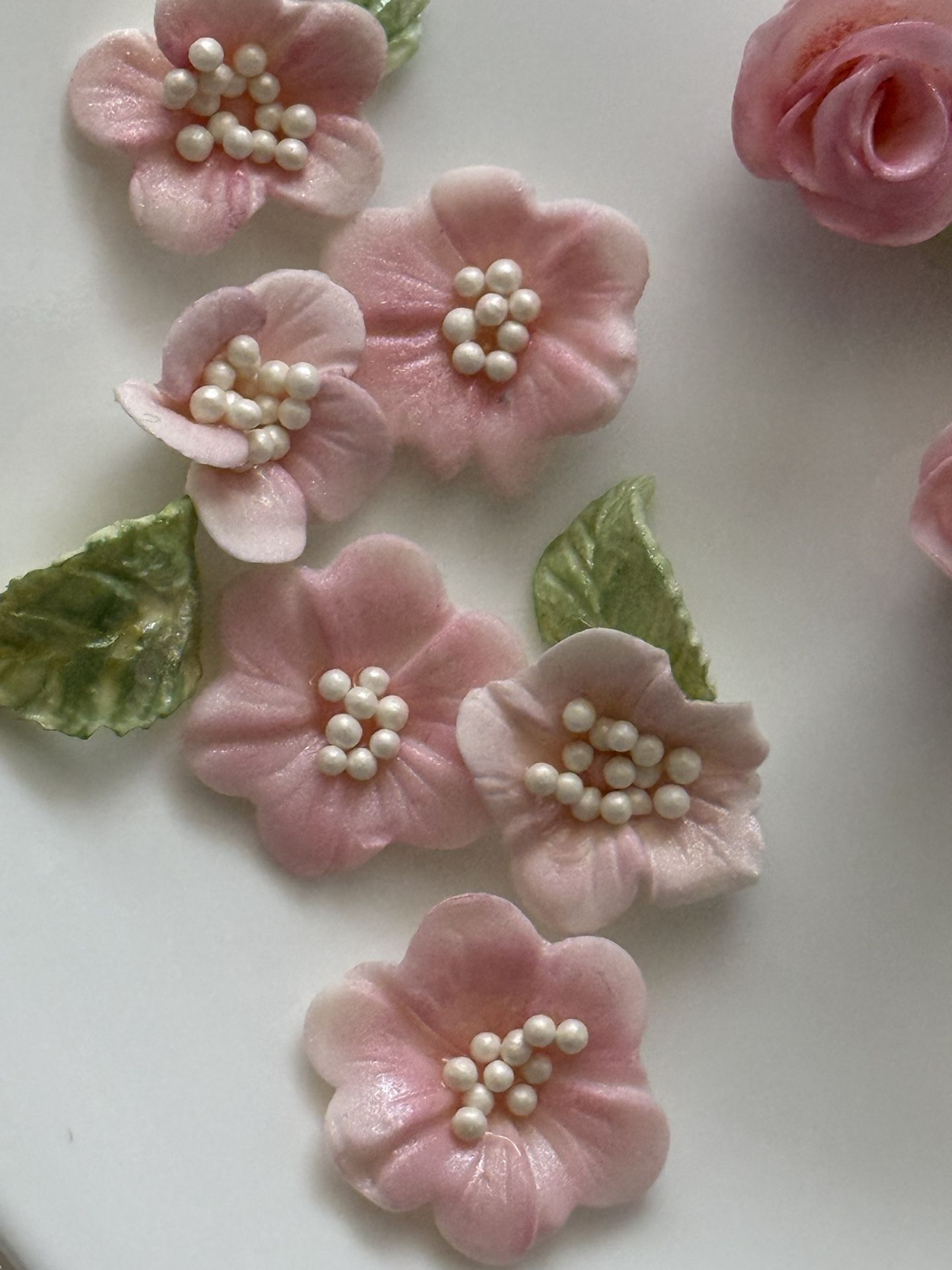 Handmade Non Edible Cake Flower Decorations