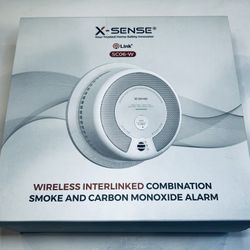 X-SENSE SC06-W Wireless Smoke & CO Alarm | Interlinked | 1-Pack | New 