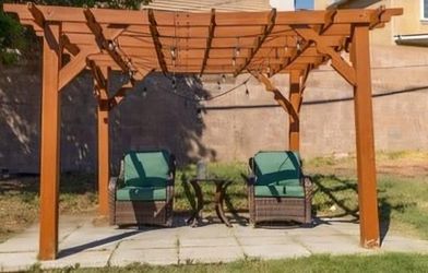 Outdoor Wicker rocking Patio Chairs with Cushions