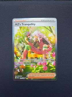 Pokemon Chaos Rising AZ's Tranquility SIR,  Read Description