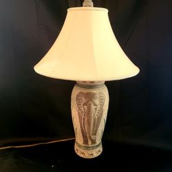 Large table elephant lamp ,light