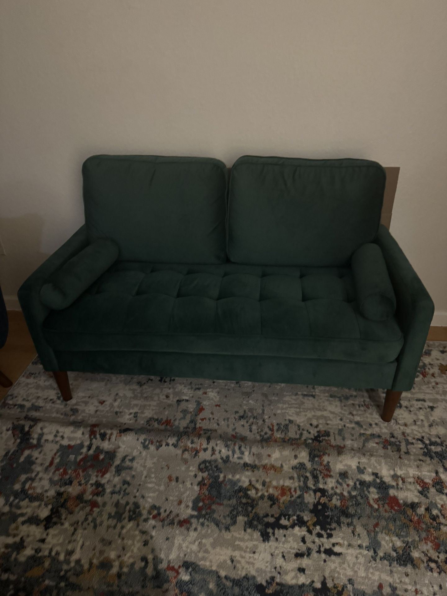 Green Velvet Couch