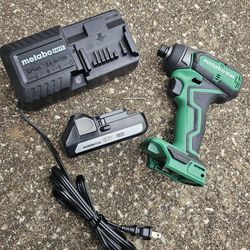 Metabo Impact Drill Battery And Charger 