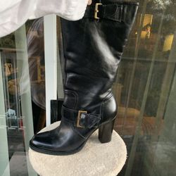 Black Leather Boots