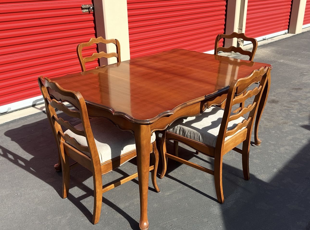 Antique Table And Chairs