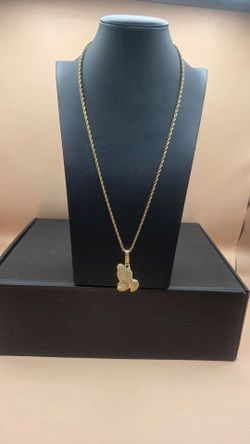 24' 1mm Gold Rope Chain