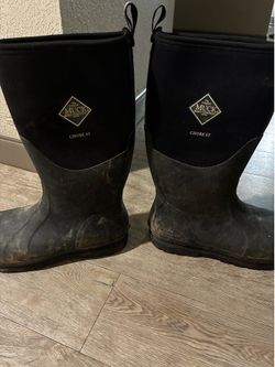 Muck Boot Co. Chore Classic Tall Men's Steel Toe Work Boots Black